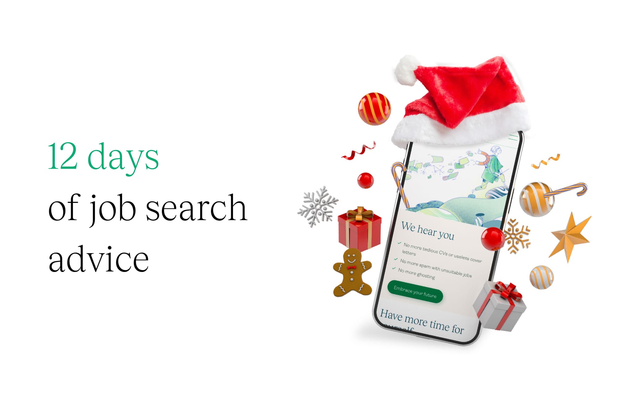 12 days of job search advice 🎶